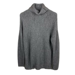 LOVERS + FRIENDS Sweater XS Womens Turtleneck Gray Knit Long Sleeves Wool